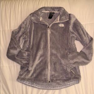 North face fleece zip up jacket